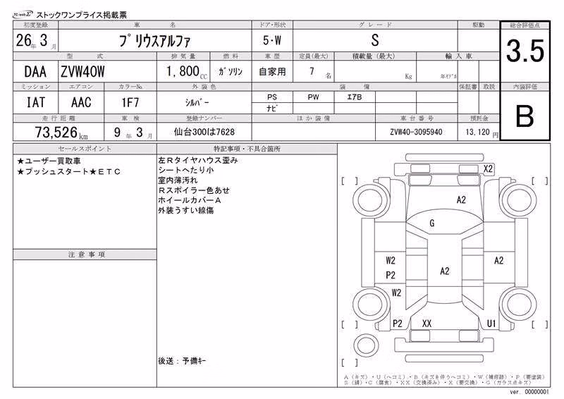 TOYOTA PRIUS ALPHA