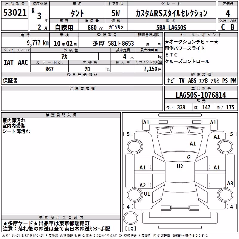 DAIHATSU TANTO