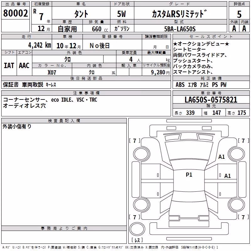 DAIHATSU TANTO