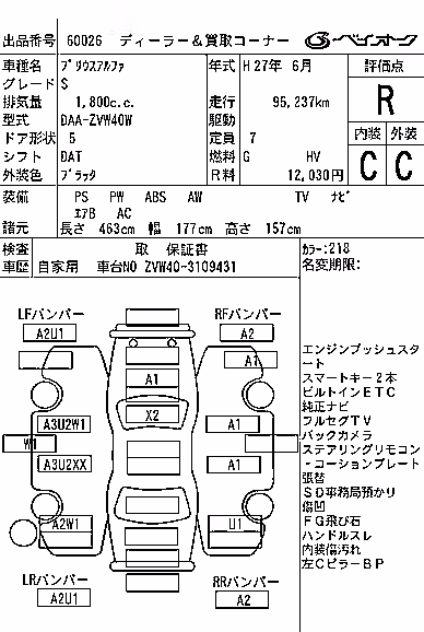 TOYOTA PRIUS ALPHA