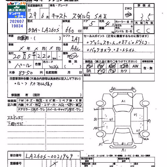 DAIHATSU CAST