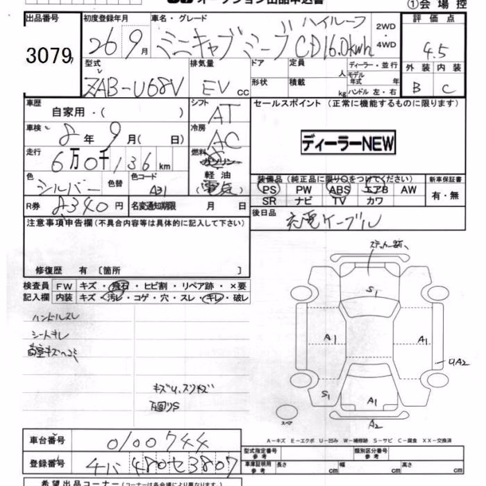 MITSUBISHI MINICAB MIEV