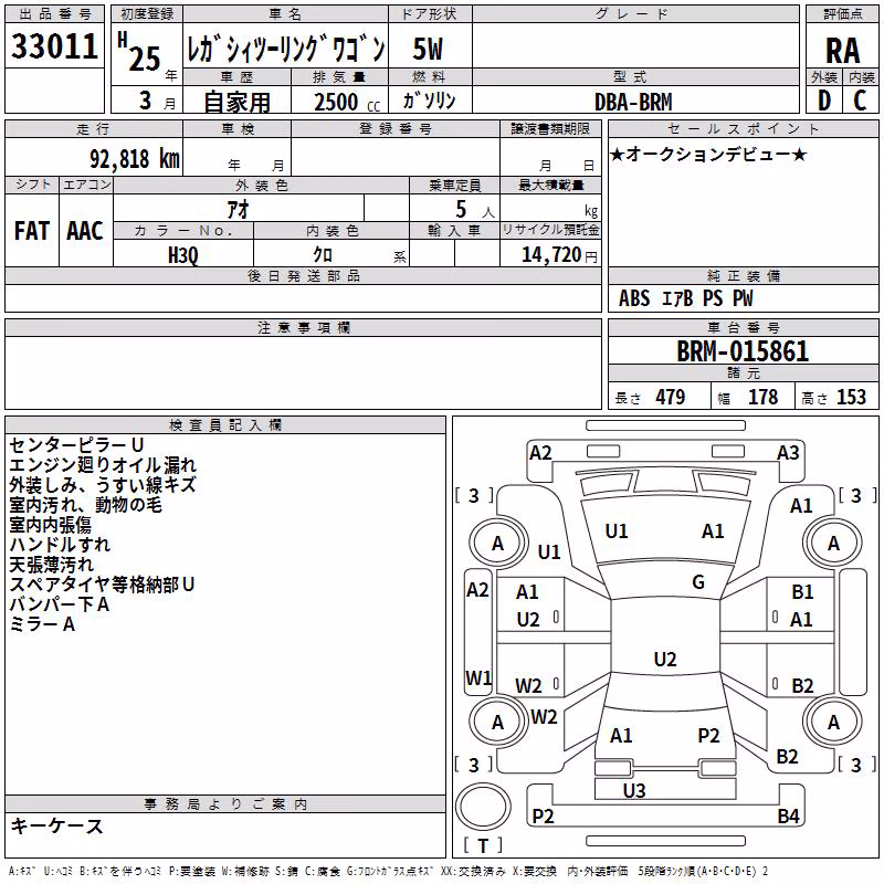 SUBARU LEGACY