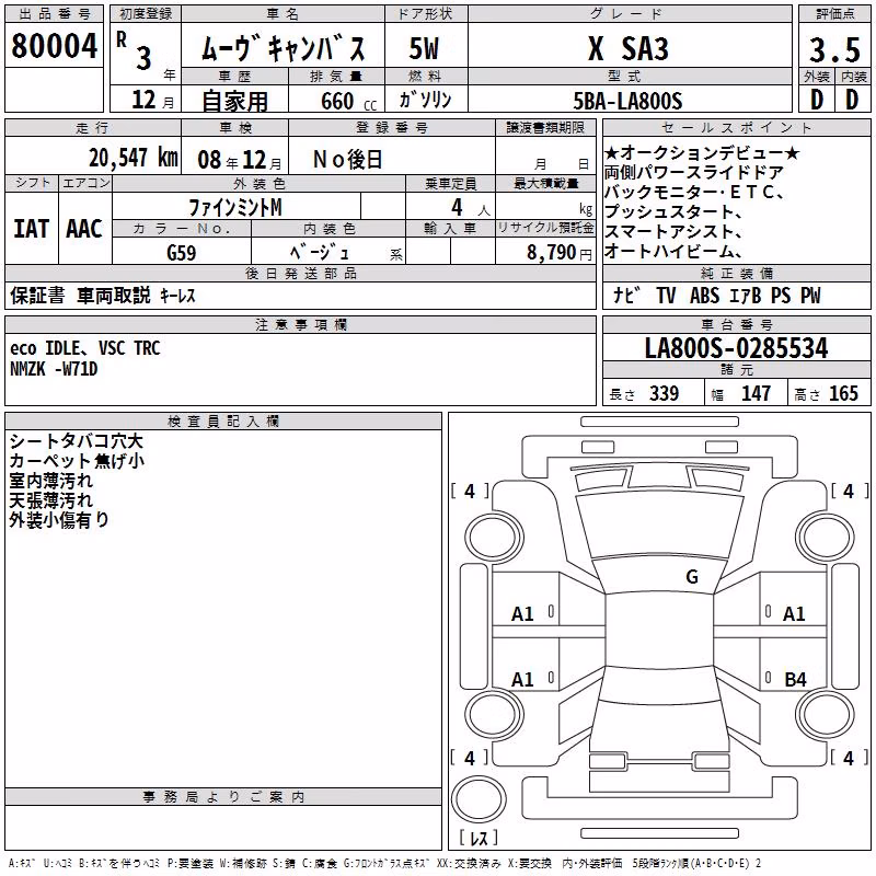 DAIHATSU MOVE CANBUS