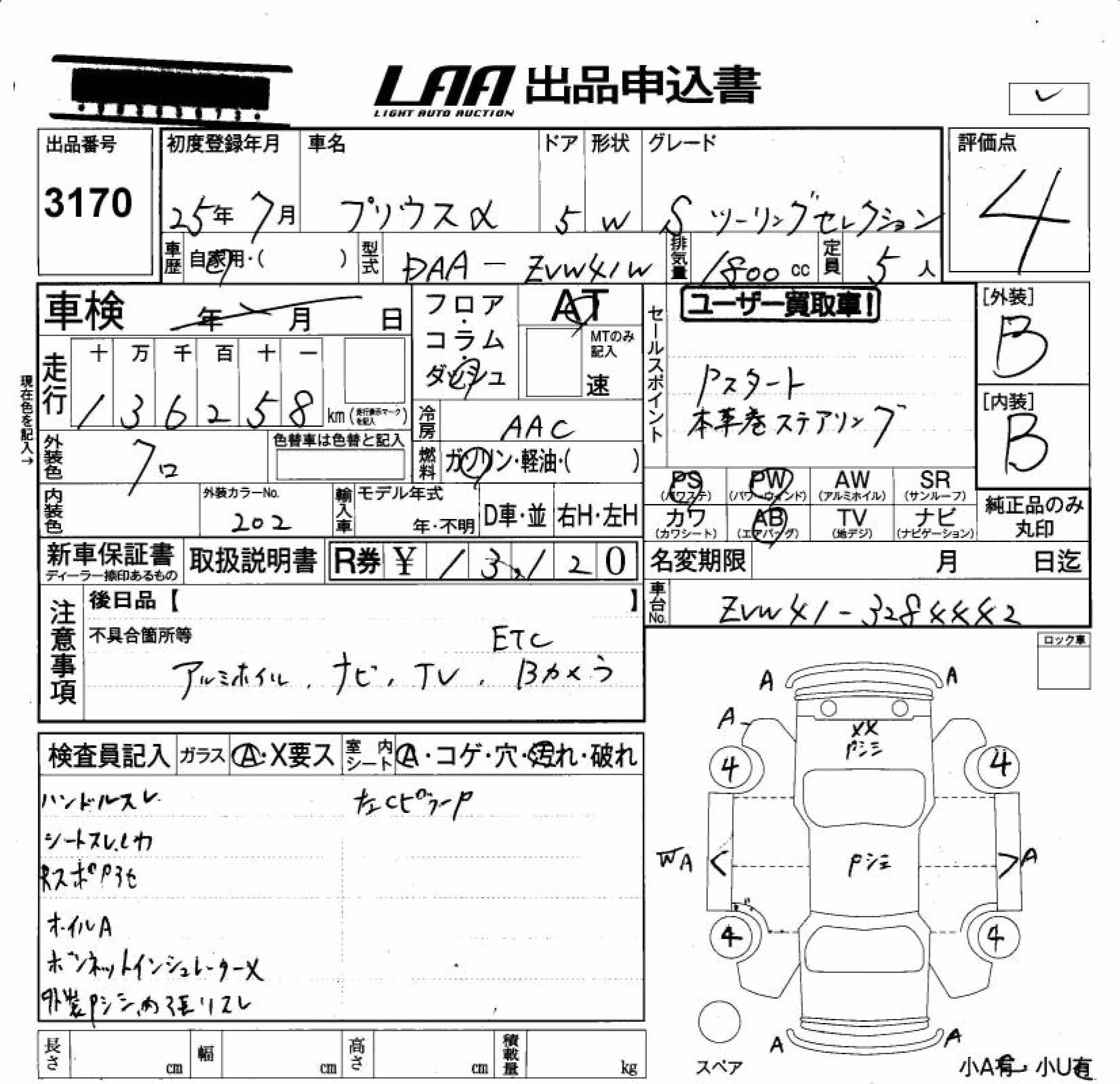 TOYOTA PRIUS ALPHA