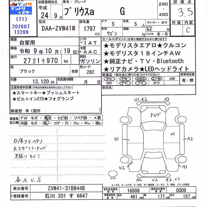 TOYOTA PRIUS ALPHA