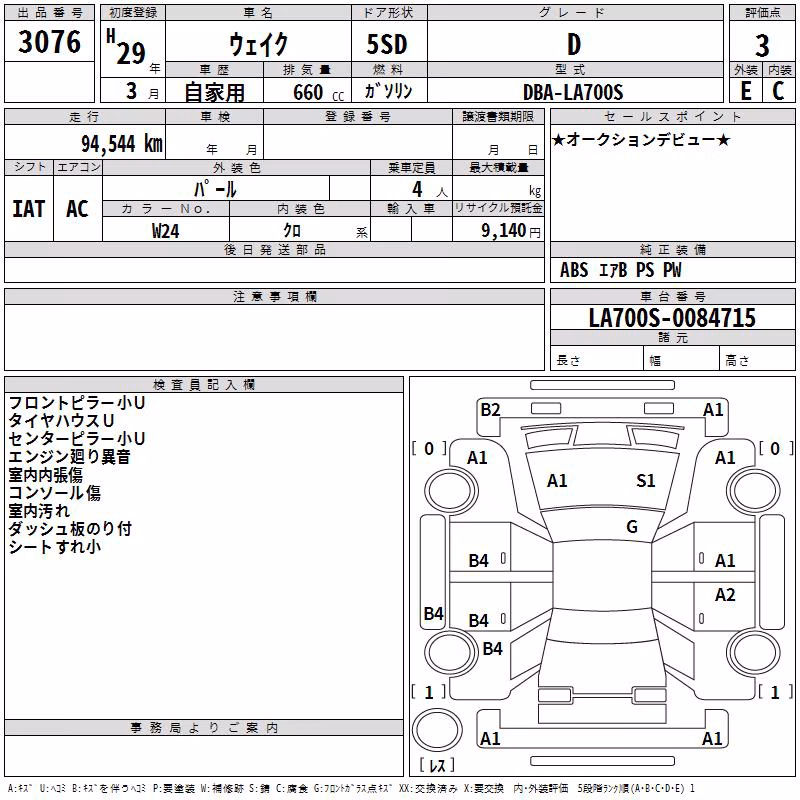 DAIHATSU WAKE