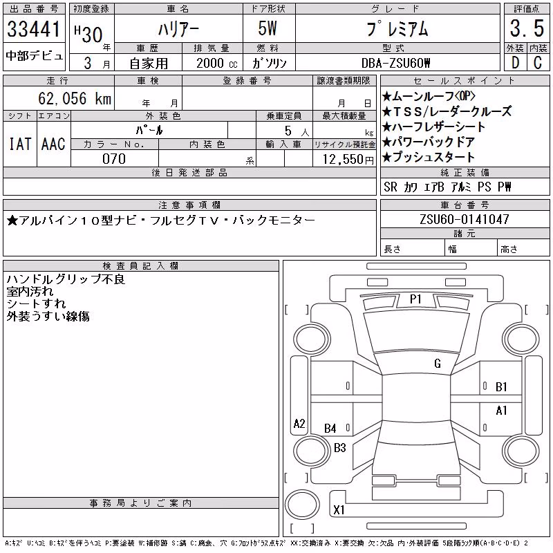 TOYOTA HARRIER