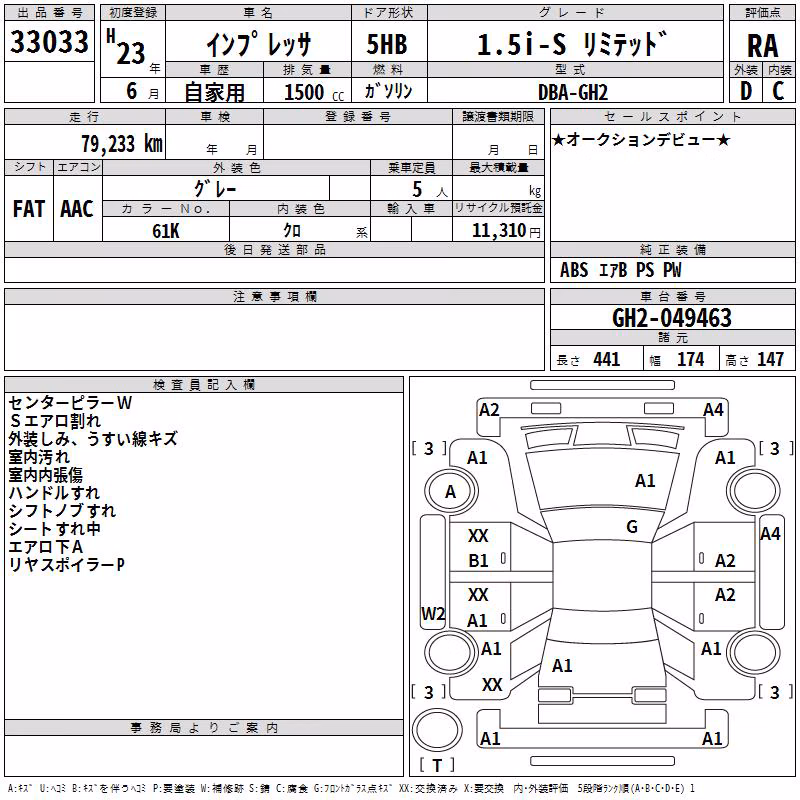 SUBARU IMPREZA