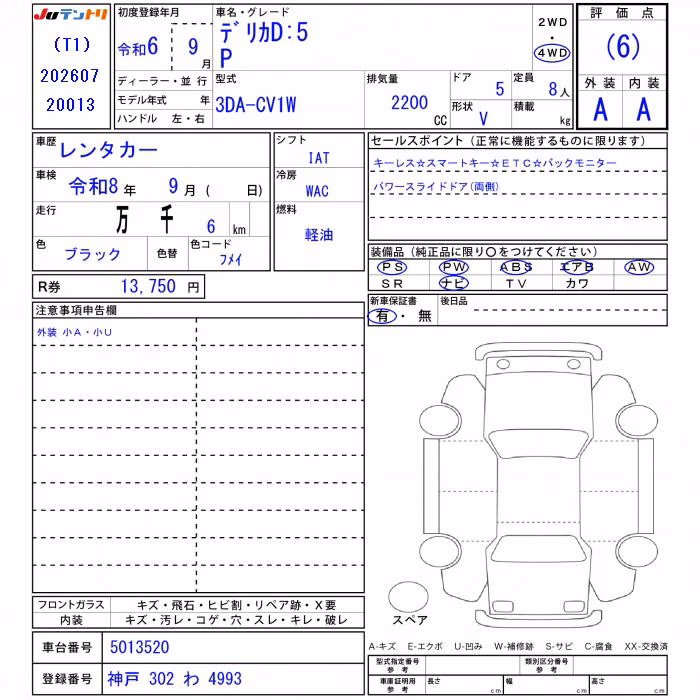 MITSUBISHI DELICA D:5