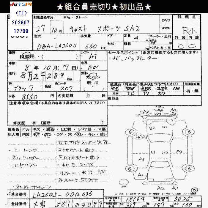 DAIHATSU CAST