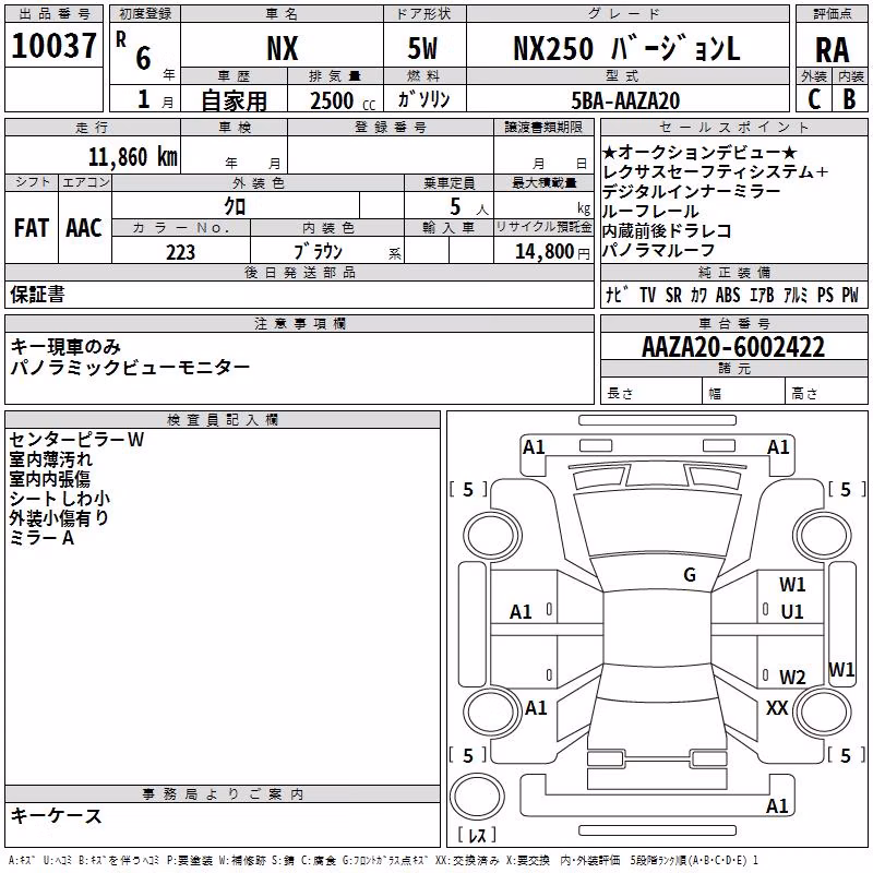 LEXUS NX250