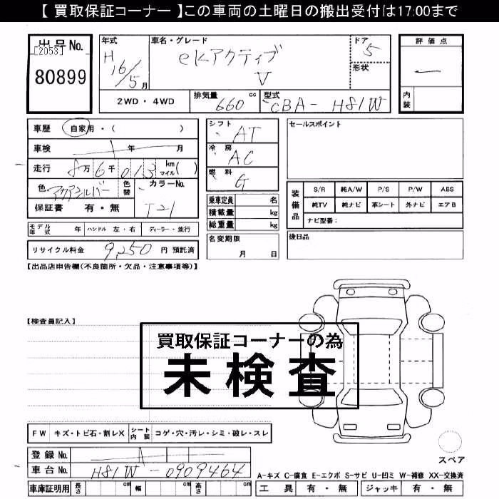 MITSUBISHI EK ACTIVE