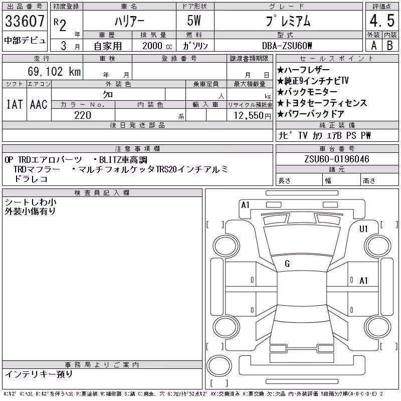 TOYOTA HARRIER