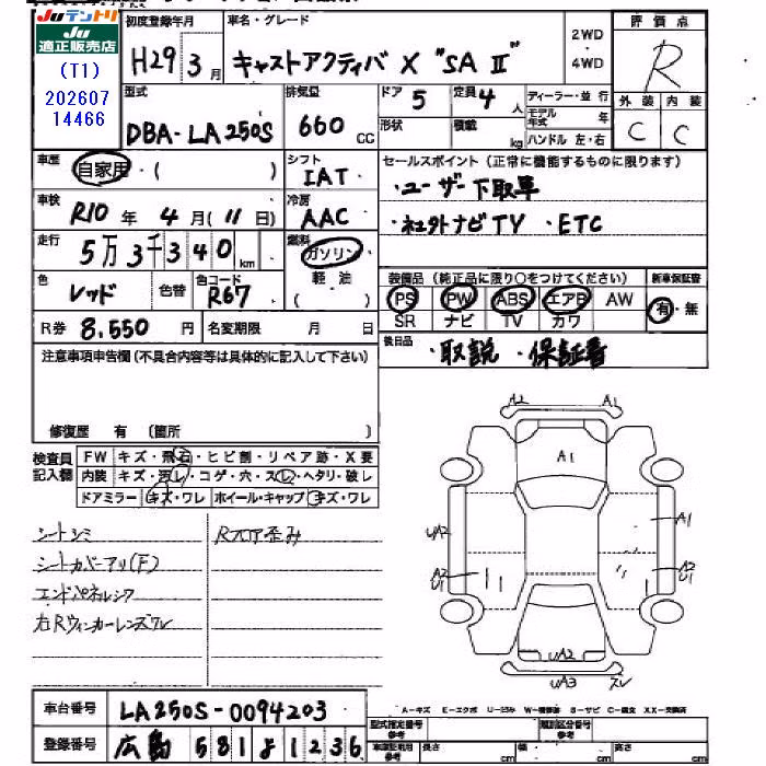 DAIHATSU CAST