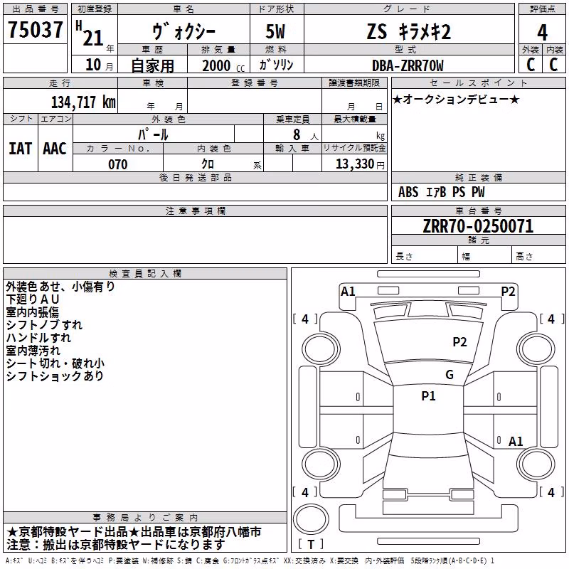TOYOTA VOXY