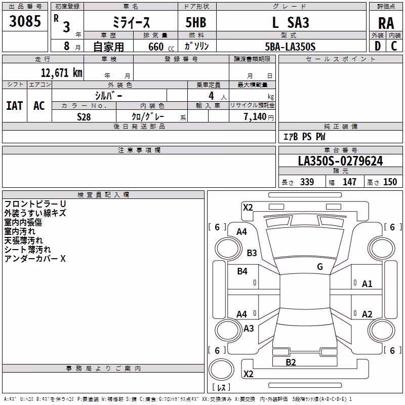 DAIHATSU MIRA E:S