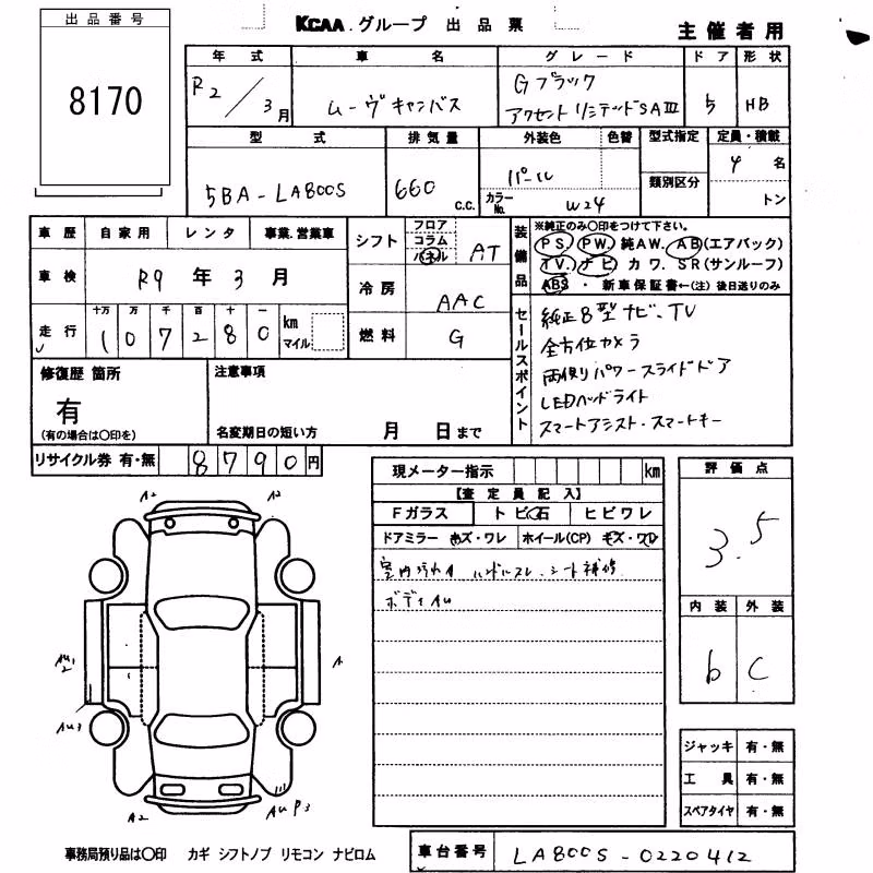 DAIHATSU MOVE CANBUS