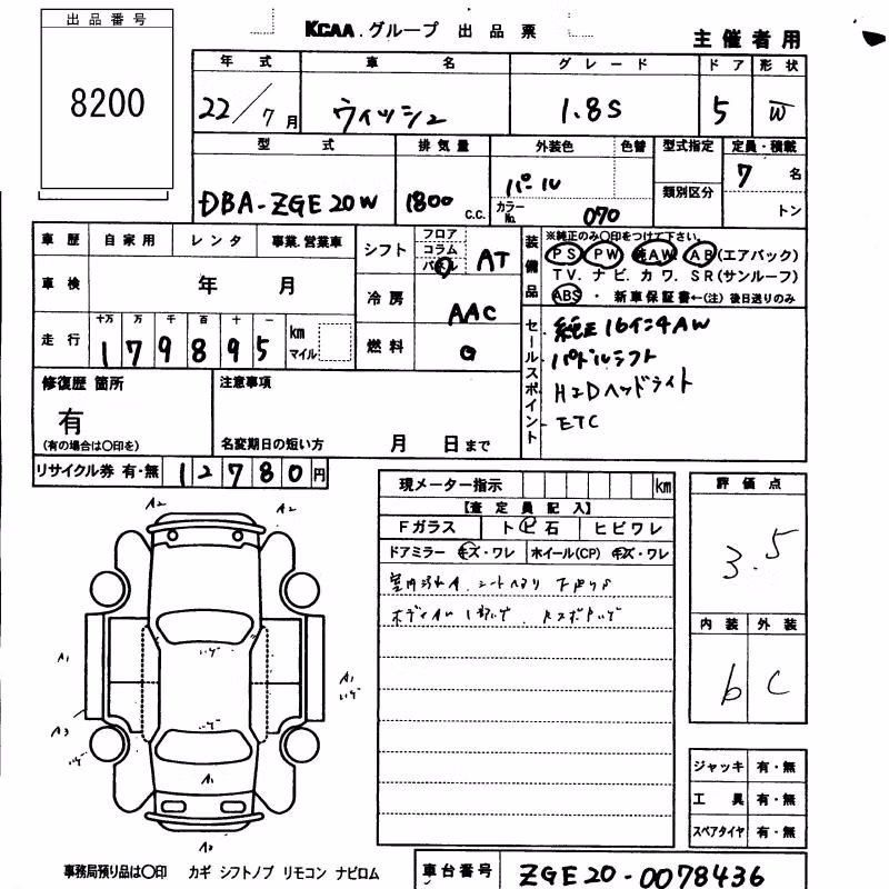 TOYOTA WISH