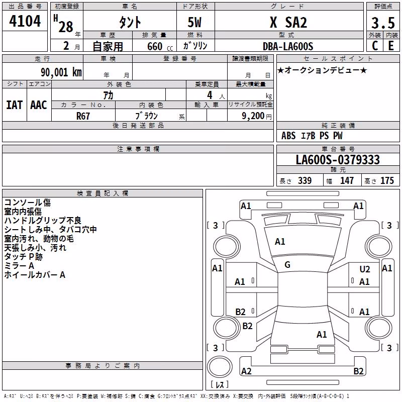 DAIHATSU TANTO