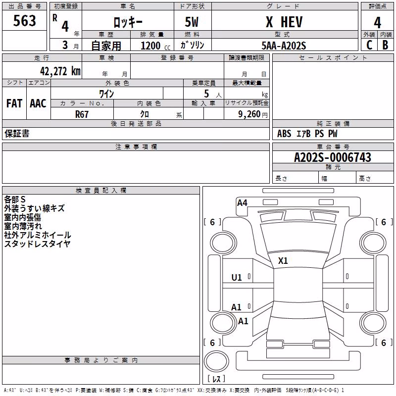 DAIHATSU ROCKY