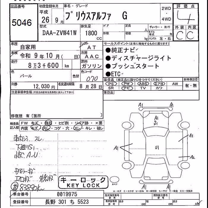 TOYOTA PRIUS ALPHA