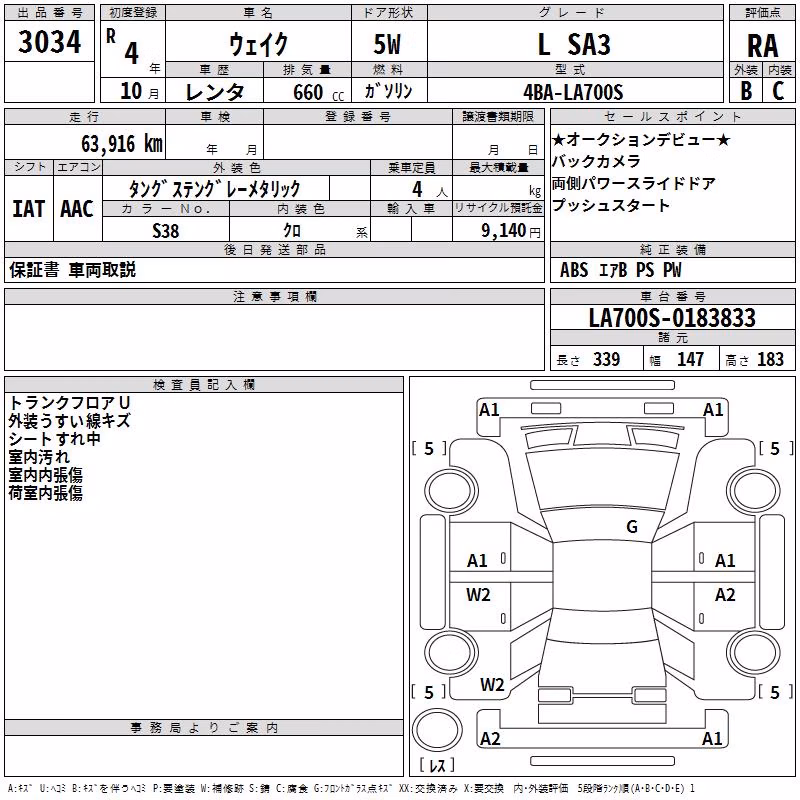 DAIHATSU WAKE