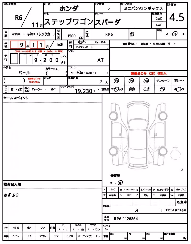 HONDA STEPWGN