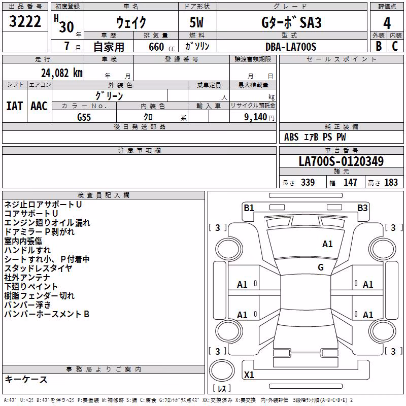 DAIHATSU WAKE