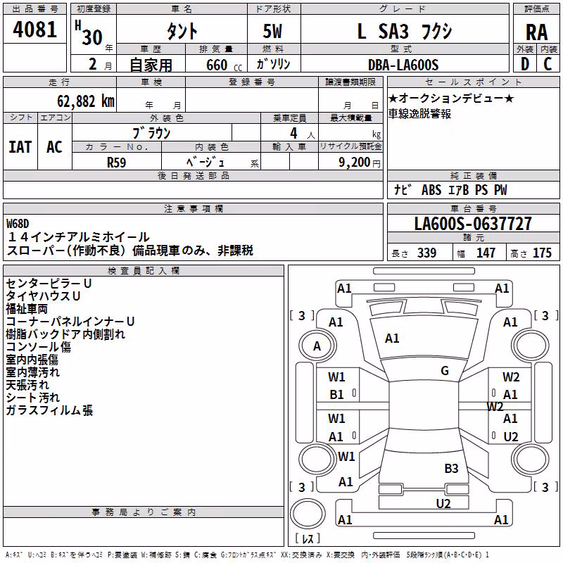 DAIHATSU TANTO
