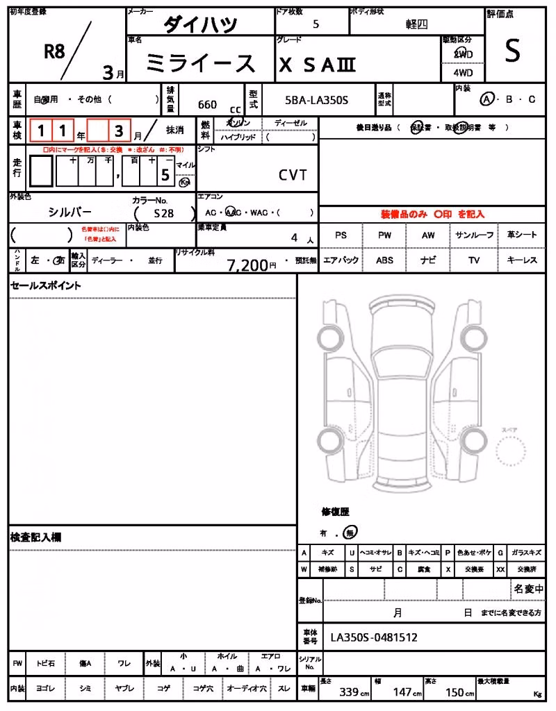 DAIHATSU MIRA E:S