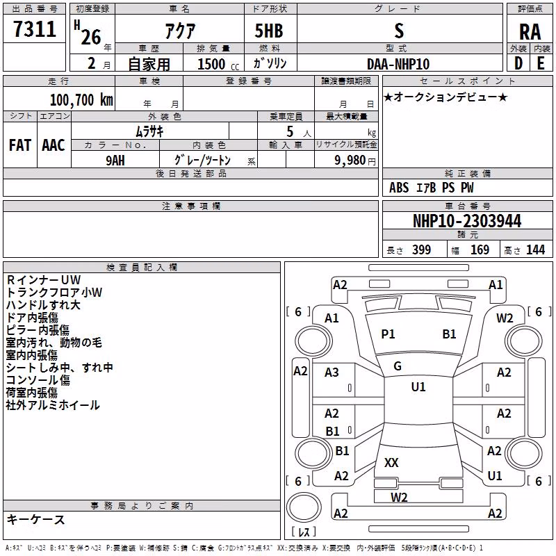 TOYOTA AQUA