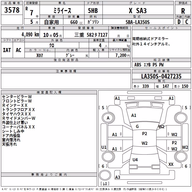 DAIHATSU MIRA E:S