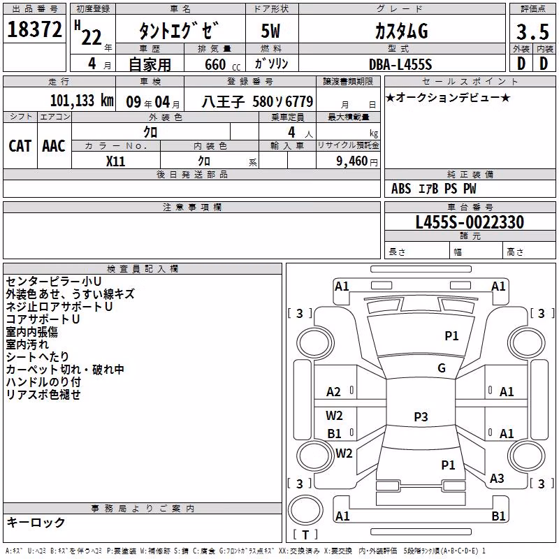 DAIHATSU TANTO EXE