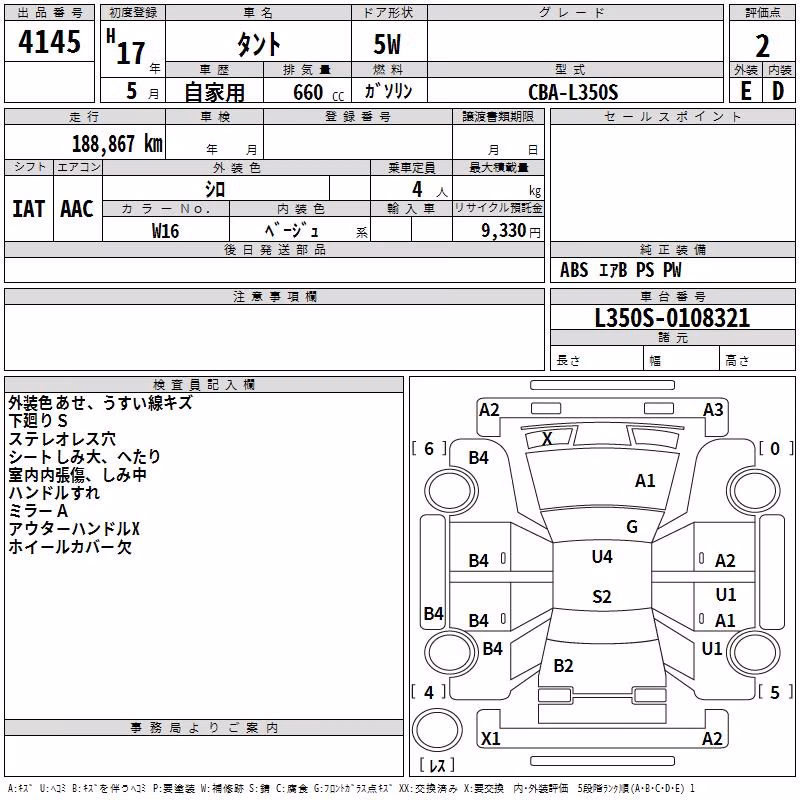 DAIHATSU TANTO