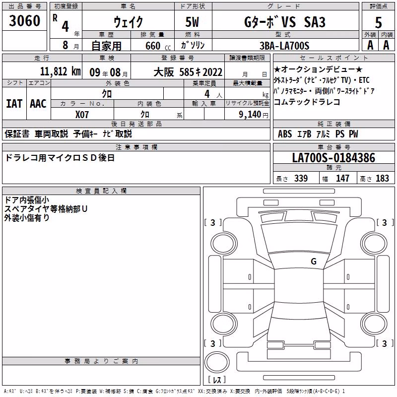 DAIHATSU WAKE