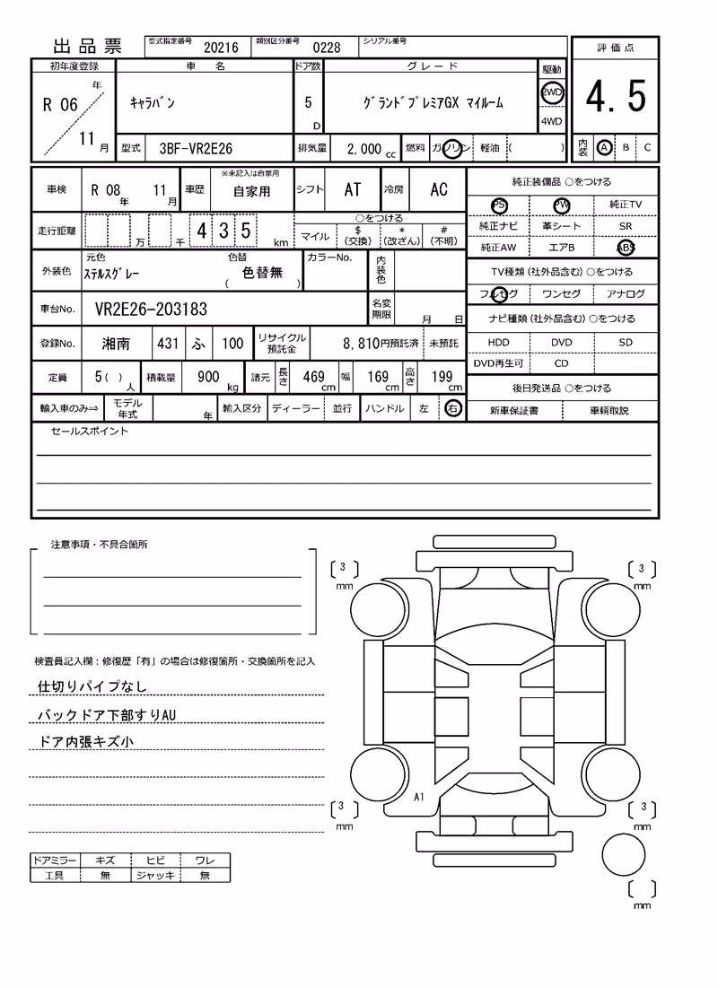 NISSAN CARAVAN