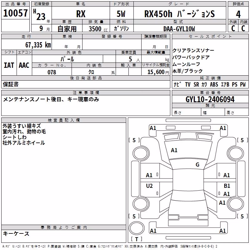 LEXUS RX450H