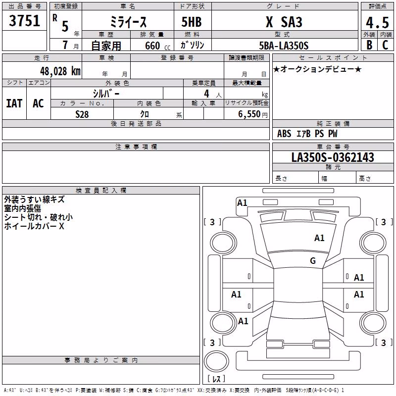DAIHATSU MIRA E:S