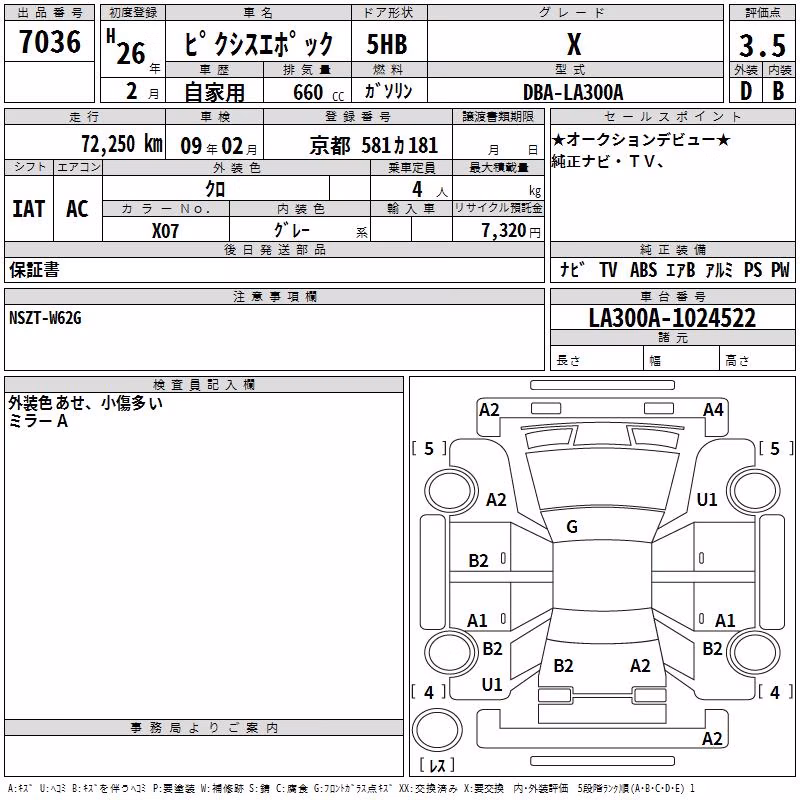 TOYOTA PIXIS EPOCH