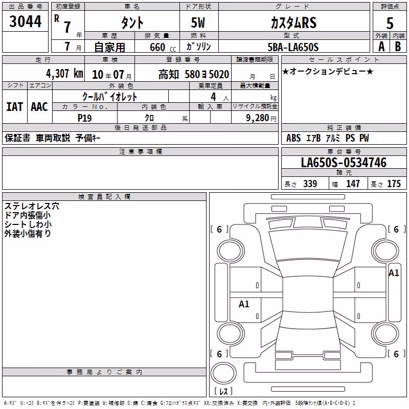 DAIHATSU TANTO