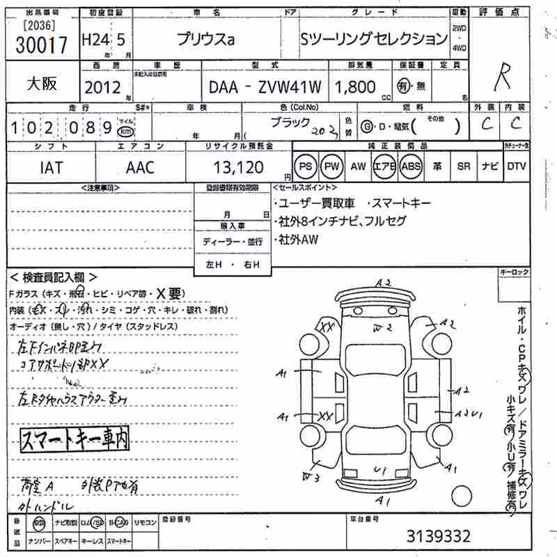 TOYOTA PRIUS ALPHA