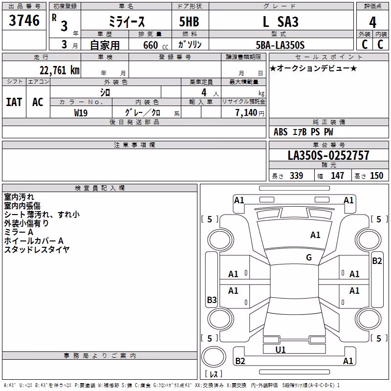 DAIHATSU MIRA E:S