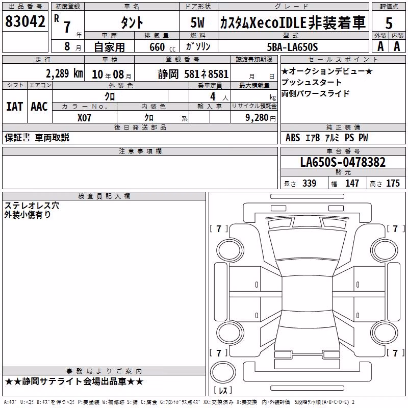 DAIHATSU TANTO