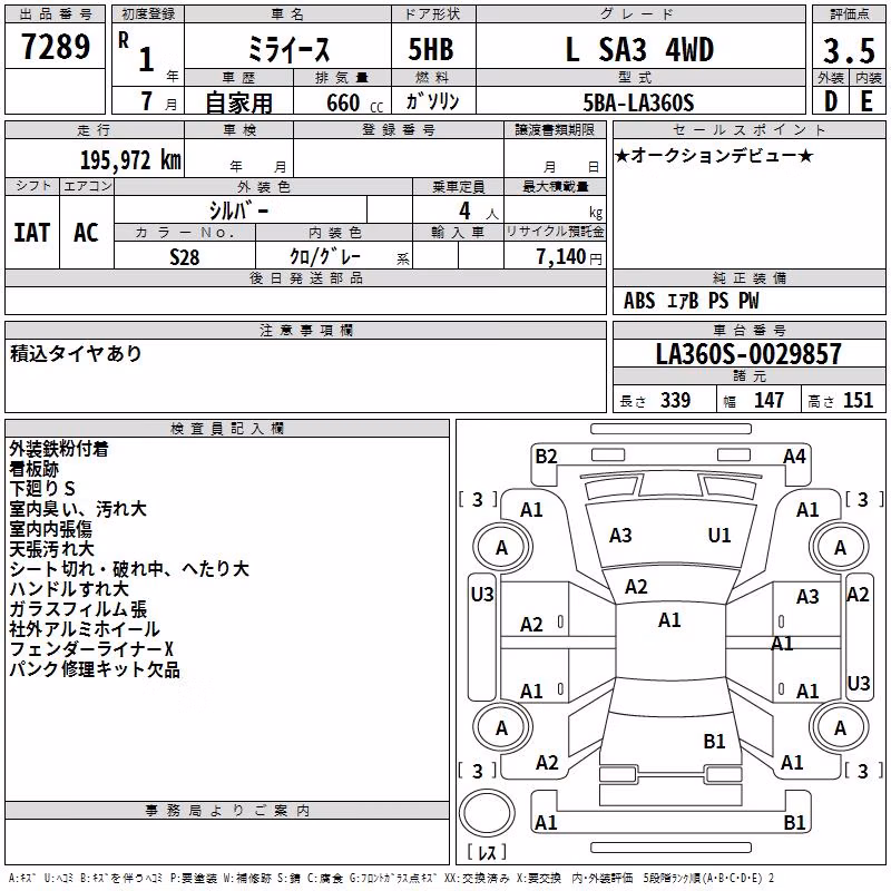 DAIHATSU MIRA E:S