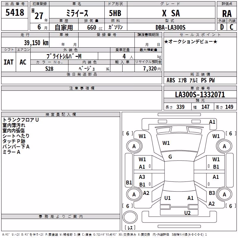 DAIHATSU MIRA E:S