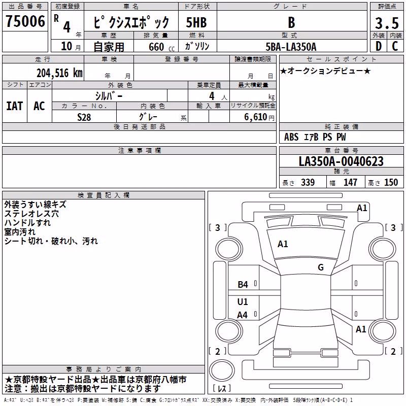 TOYOTA PIXIS EPOCH