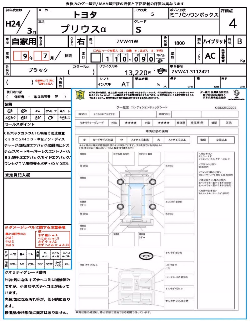 TOYOTA PRIUS ALPHA