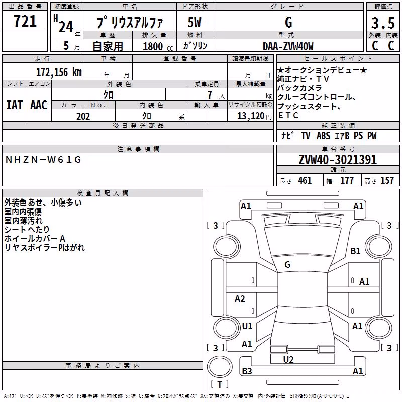 TOYOTA PRIUS ALPHA