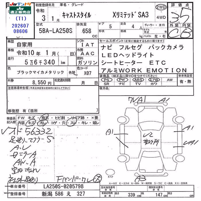 DAIHATSU CAST